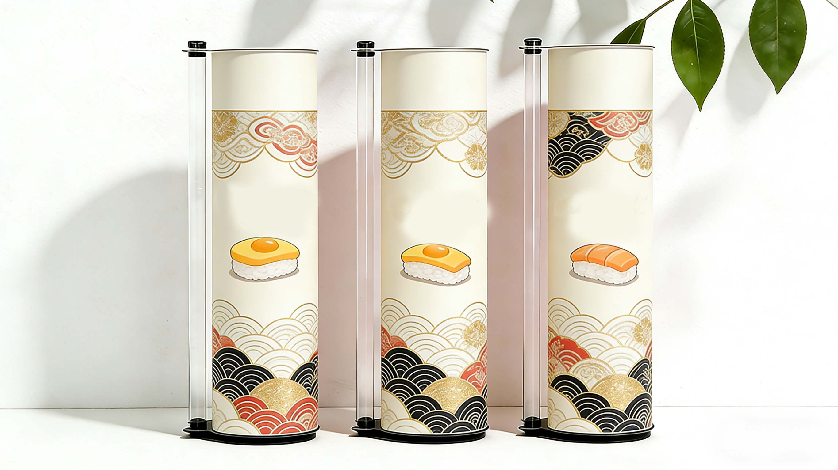 In che modo i contenitori pop-up migliorano la presentazione del sushi?