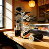 Tubo de papel reciclable del estallido del empuje del envase de la categor&iacute;a alimenticia del dise&ntilde;o personalizado para la torta del sushi