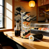 &Aring;tervinningsbar specialdesignad beh&aring;llare av livsmedelskvalitet Push Pop-pappersr&ouml;r f&ouml;r Sushi Cake