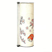 Emballage de tube de cat&eacute;gorie comestible de fabricant de tube de papier imprim&eacute; personnalis&eacute; recyclable pour Sushi