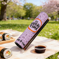 Biologisk nedbrytbar Kraft Paper Tube Produsent Kina Sushi Pop Up Container
