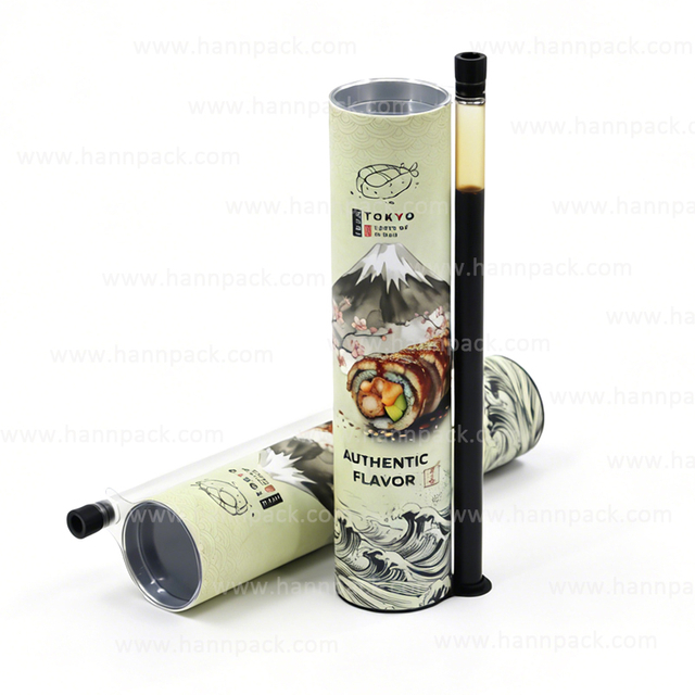 &Aring;tervinningsbar Custom Size Food Grade Container Sushi Push Pop-f&ouml;rpackning Pop Up Sushi Roll