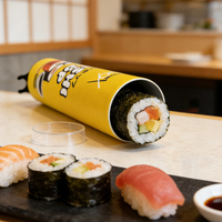 Fabricants de tubes en papier de tube d'emballage pop-up pour sushi de taille personnalis&eacute;e 