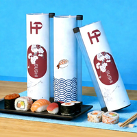 Hersteller von Sushi-Pop-Up-Verpackungsr&ouml;hren Nachhaltige Push-Up-Papierr&ouml;hren f&uuml;r Lebensmittel