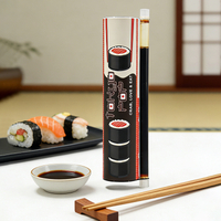 Embalagem de cilindro de papel de alta qualidade para sushi personalizado tubo de embalagem pop-up para festa
